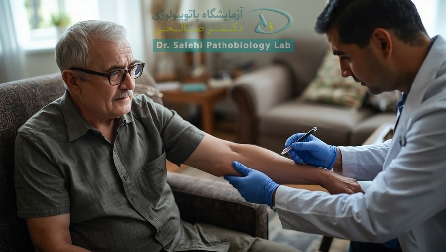  خدمات آزمایش در منزل برای سالمندان و بیماران در شیراز