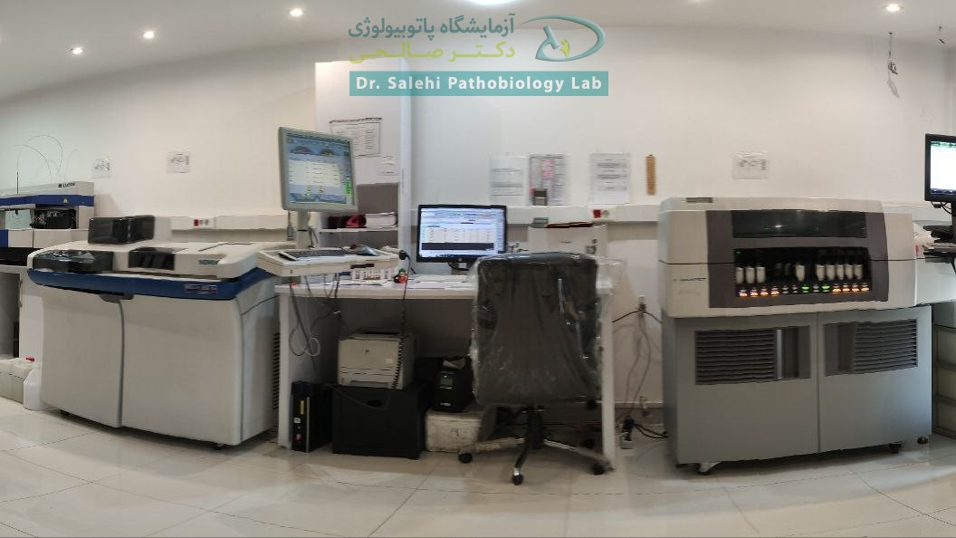 بخش مجهز هورمون شناسی در آزمایشگاه دکتر صالحی شیراز