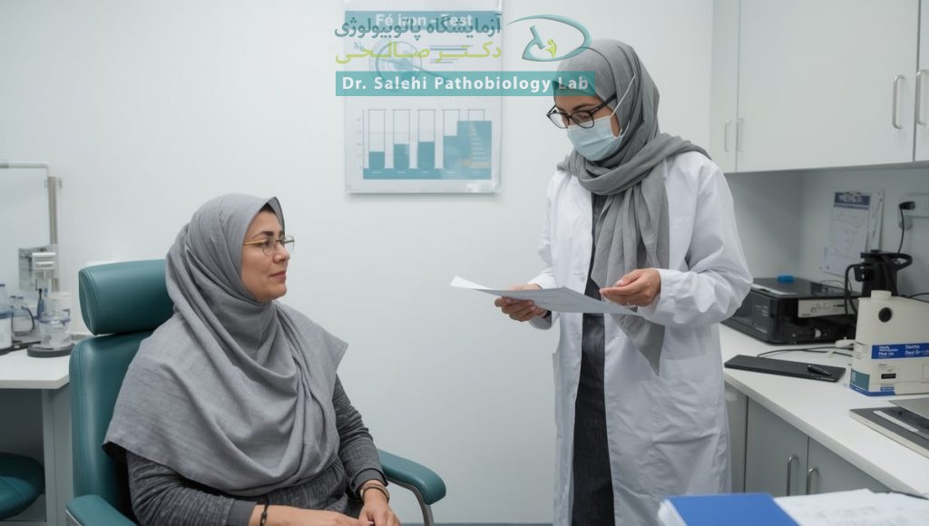 آزمایش آهن خون fe(iron test)